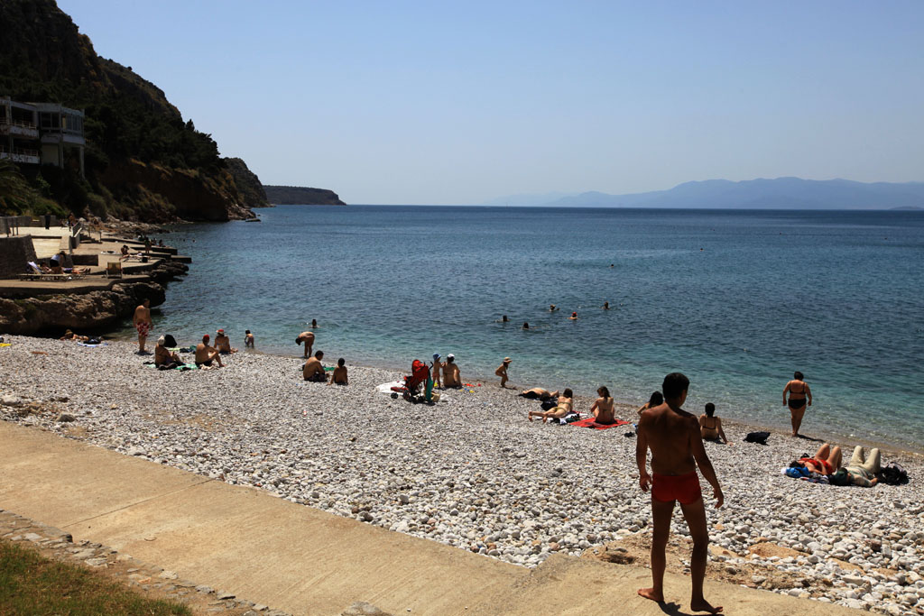 Plaža v Nafpliu