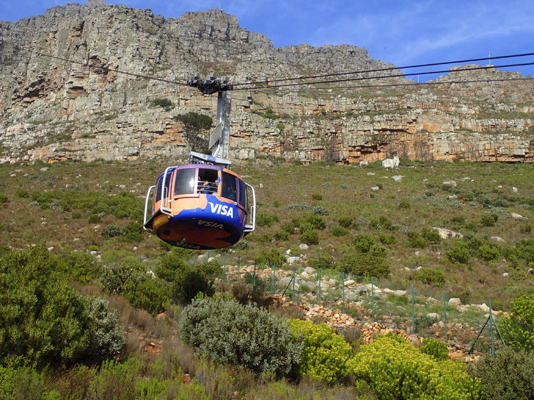 Gondola na Table Mountain